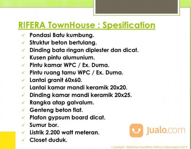 Rivera Townhouse, Rumah 2 Lantai One Gate System Ditengah Kota Sidoarjo