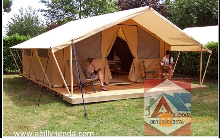 Pembuatan Tenda Glamping