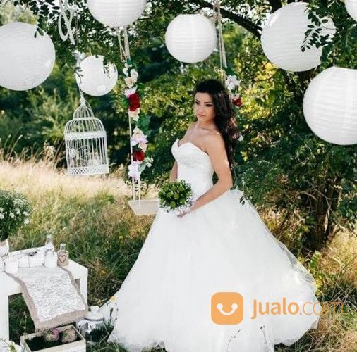 LAMPION GANTUNG KAIN (Bukan Kertas)