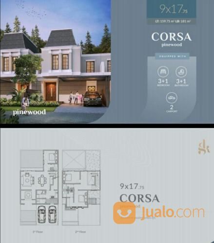 GRAB IT FAST MODERN PRESTIGE HOUSE GRAND KENJERAN, CICILAN MURAH, HARGA START 2,9M-AN