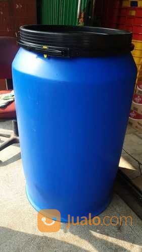 Drum Plastik 200 Liter Tutup Lebar