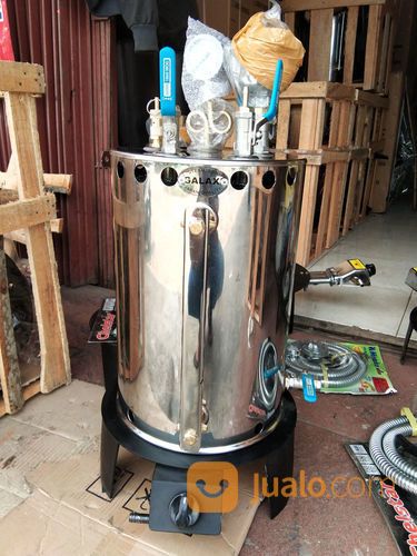 Setrika Uap Steam Boiler Gas Galaxy 10 Dan 15 Liter