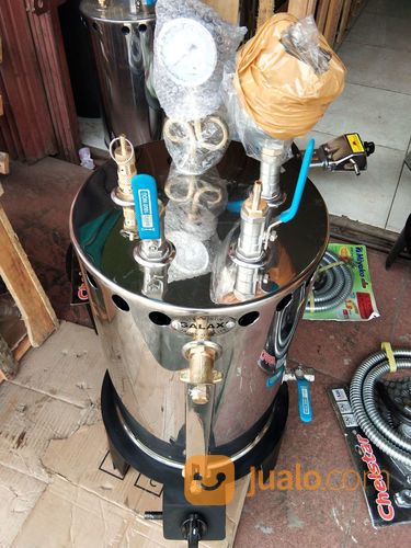 Setrika Uap Steam Boiler Gas Galaxy 10 Dan 15 Liter