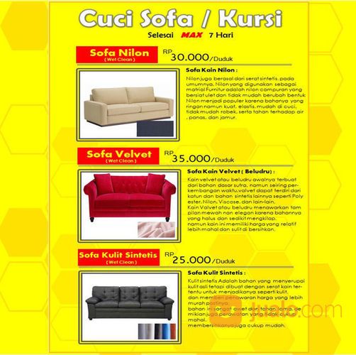 CUCI SOFA 1 HARI SELESAI