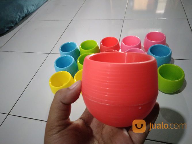 Pot Bunga Mini Bahan Plastik