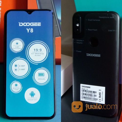 DOOGEE Y8 BONUS CASE MOTIF KULIT