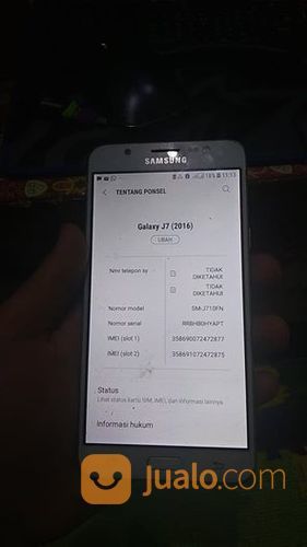Samsung J7 2016 Batangan