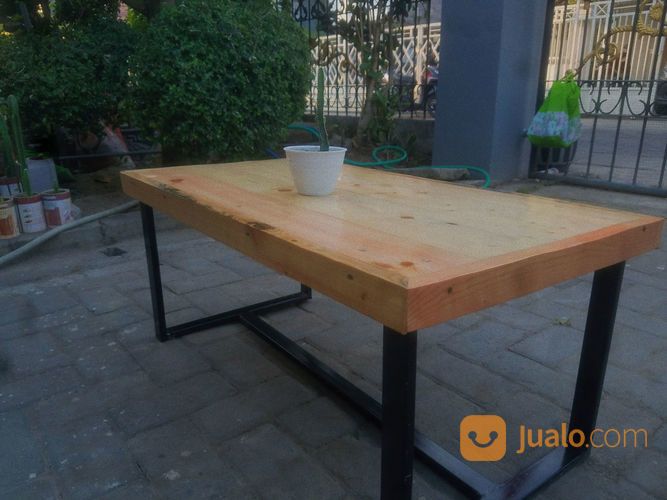 Meja Lesehan Warung Kopi Kantin Tempat Makan Dari Jati Londo