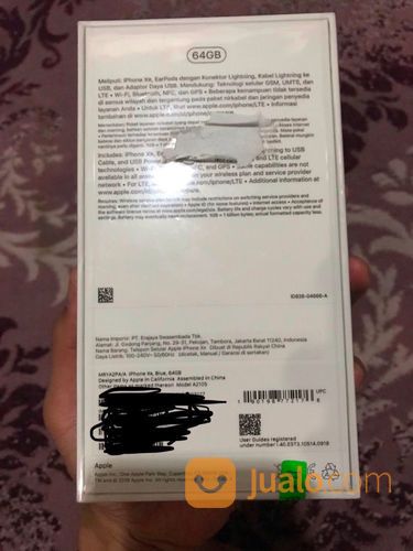 Iphone XR 64gb Garansi Resmi Era Ibox Baru Greenpeel