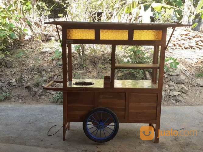Gerobak Usaha Gorengan Bahan Kayu Mahoni Bukan Gerobak Alumunium Gerobak Rombong