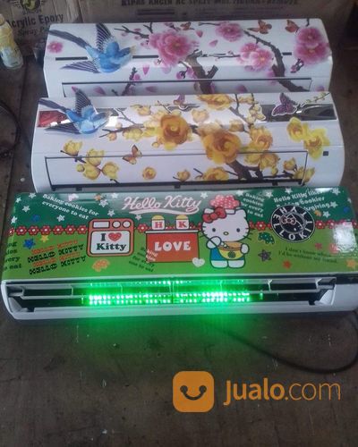 Kipas Angin Kekinian, Kipas AC Ukuran 2pk-3pk, Gambar Karakter, Remote, Minimalis