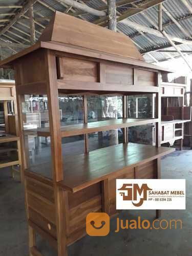 Gerobak Usaha Nasi Padang Bahan Kayu Mahoni Bukan Gerobak Rombong