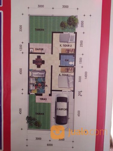 Rumah Minmalis Moderen Nempel Dengan Jalan Raya