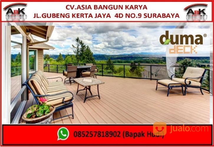Duma Deck Lantai WPC + Jasa Pemasangan (Harga Sendiri)