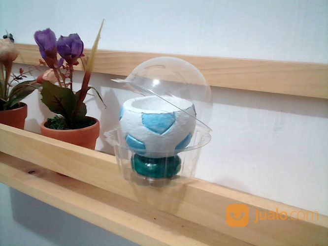 Tempat Lilin Model Bola (Kemasan Plastik Imut)