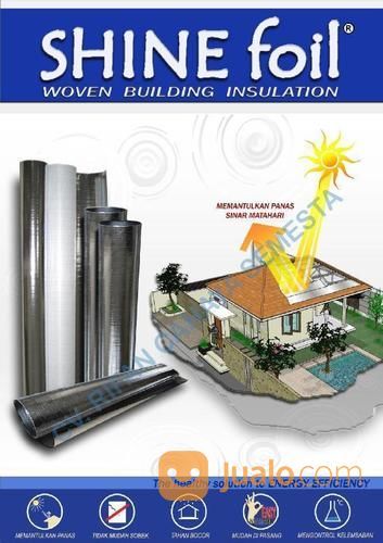 Aluminium Foil Woven - Shine Foil / Lapisan Peredam Panas