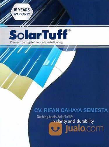 Solartuff / Atap Transparan / Atap Polycarbonate Corrugated