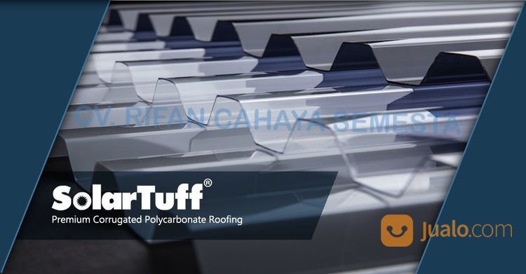 Solartuff / Atap Transparan / Atap Polycarbonate Corrugated