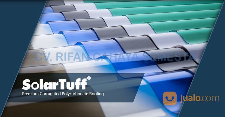Solartuff / Atap Transparan / Atap Polycarbonate Corrugated