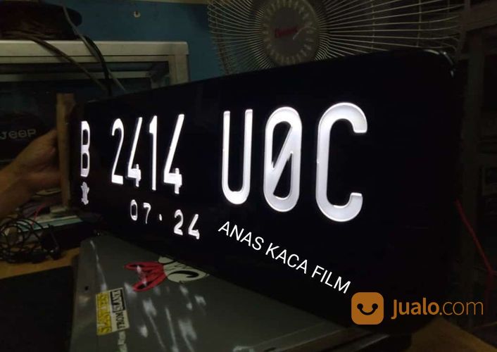 PLAT NOMER GRAFIR BISA NYALA DI ANGKA MERAH PUTIH BIRU UNGU
