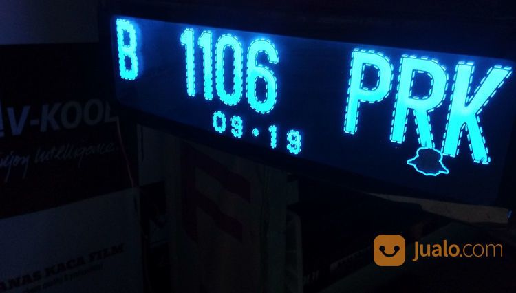 PLAT NOMER GRAFIR BISA NYALA DI ANGKA MERAH PUTIH BIRU UNGU