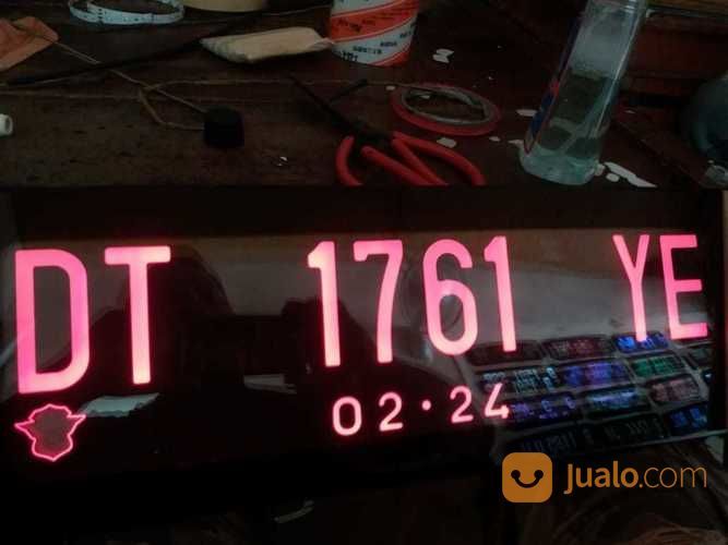 PLAT NOMER GRAFIR BISA NYALA DI ANGKA MERAH PUTIH BIRU UNGU