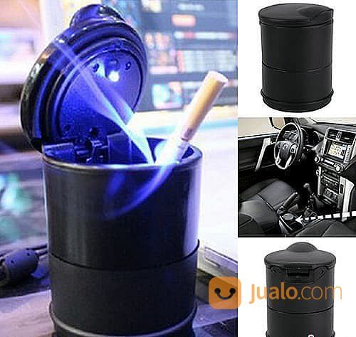 Asbak LED Mobil Lampu Tempat Rokok Portable Mini Asbak Mobil LED