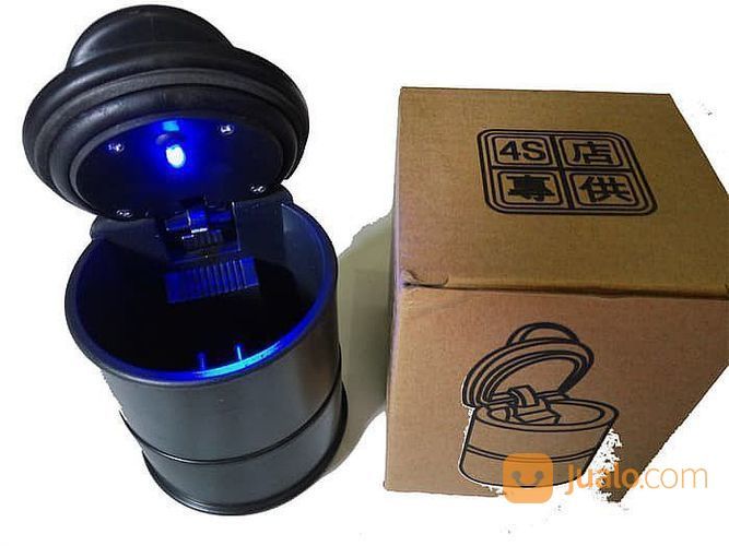 Asbak LED Mobil Lampu Tempat Rokok Portable Mini Asbak Mobil LED