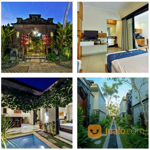 7 Unit Villa Bali Nuansa Resort Full Furnished & Swimming Pool Plus Izin Usaha Aktif Operasion