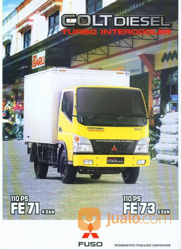 MITSUBISHI CANTER FE 71 110 PS Engkel 4 Ban + Bak Besi 3 Way
