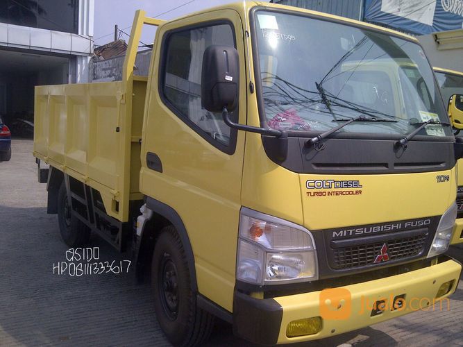 MITSUBISHI CANTER FE 71 110 PS Engkel 4 Ban + Bak Besi 3 Way