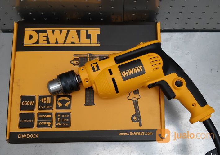 Mesin Bor Tembok Beton Impact Drill Dewalt DWD024