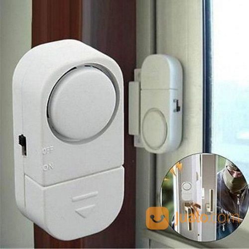 Alarm Anti Maling Pintu Jendela Rumah Sensor Bunyi Sirene Pencuri Gempa Door Window Entry