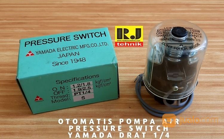 Switch Pompa Air Pressure Switch Yamada Drat 1/4