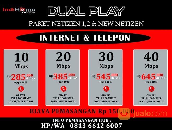 PEMASANGAN INDIHOME AREA ACEH