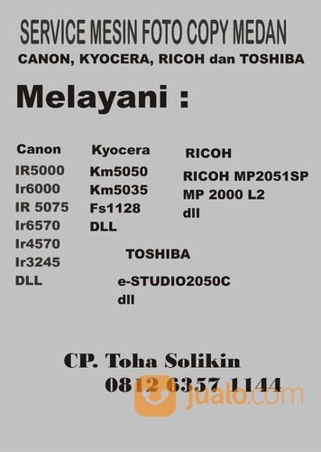 Service Mesin Fotocopy Canon