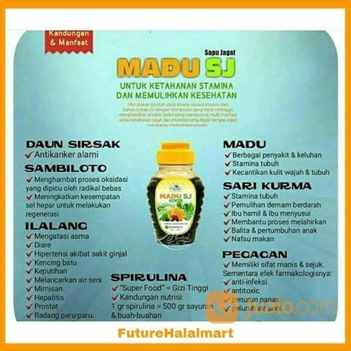 Madu S Jaga Original HNI - HPAI Vitamin Herbal Alami