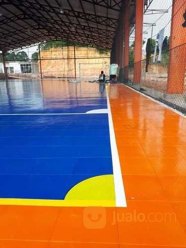 Lantai Interlock Lapangan Olah Raga Futsal Dan Badminton