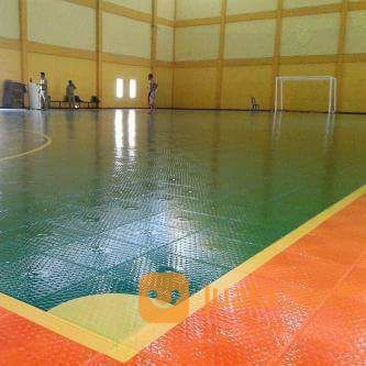 Lantai Interlock Lapangan Olah Raga Futsal Dan Badminton