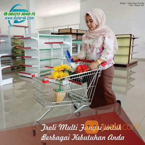 Troli Belanja 60 Liter Import - Trolley Minimarket