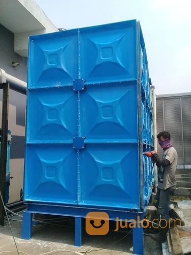Pemasangan Roof Tank Panel Fiber