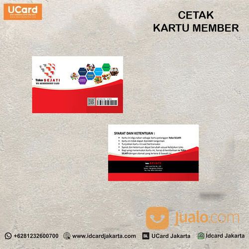 Cetak Kartu Member Terbaik Jakarta