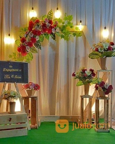 Dekorasi Pernikahan Termurah Jawa Tunangan Rustic Murah Jogja Sleman Magelang