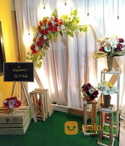 Dekorasi Pernikahan Termurah Jawa Tunangan Rustic Murah Jogja Sleman Magelang