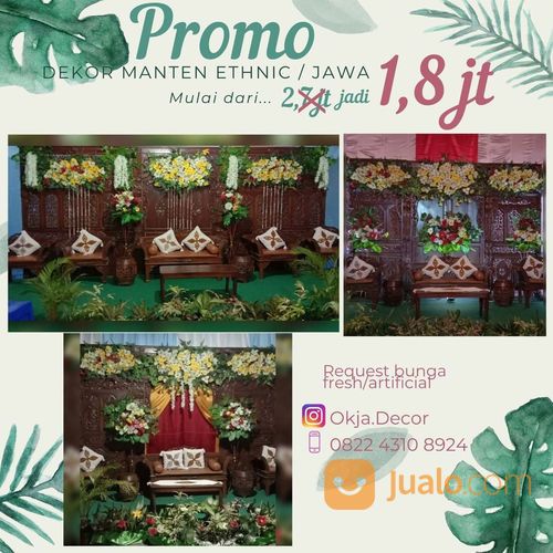 Dekorasi Pernikahan Termurah Jawa Tunangan Rustic Murah Jogja Sleman Magelang