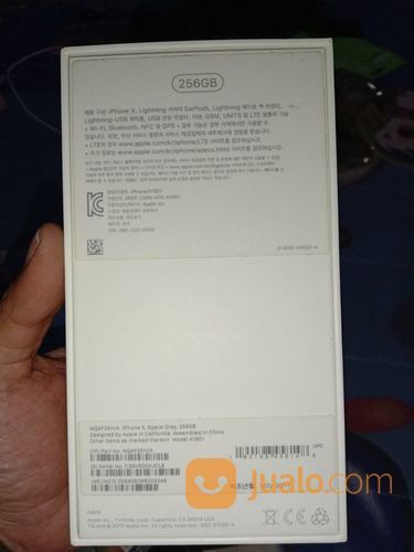 Iphone X 256GB Bekas Tangan Pertama