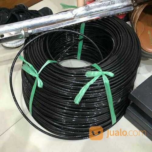 Tali Sling Home Gym Tebal 5mm Lapis PVC Hitam