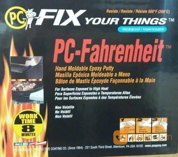 Lem Porting Pc Fahrenheit Putty 1oz,Epoxy Tahan Panas 28gram