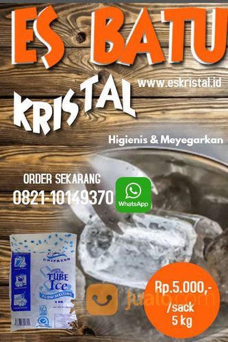 Es Batu Kristal Higienis & Menyegarkan