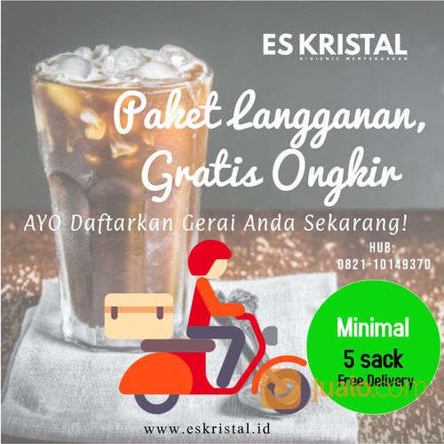 Es Batu Kristal Higienis & Menyegarkan